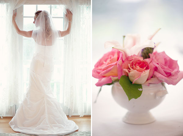 bridal portrait window, pink flowers, Burr Homestead, Fairfield, CT Wedding Pictures Photos, Victoria Souza Photography, Best CT Wedding Photographer
