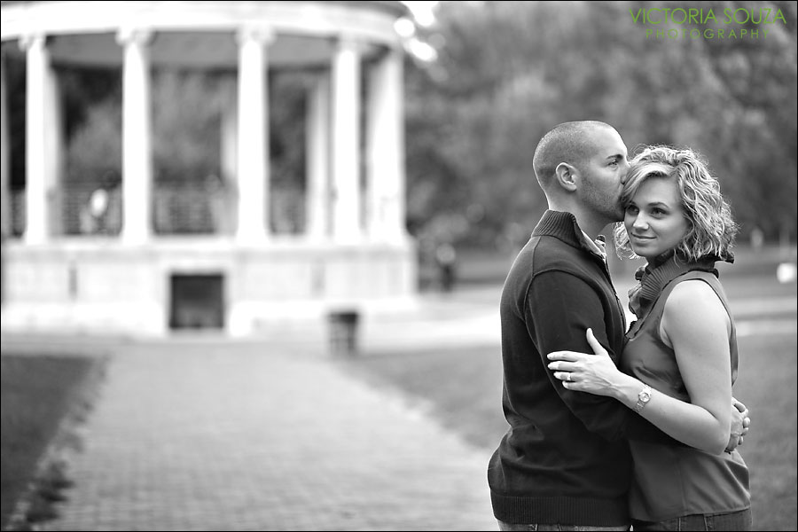 CT Wedding Photographer, Victoria Souza Photography, Boston Common, Boston, MA Engagement Wedding Portrait Photos